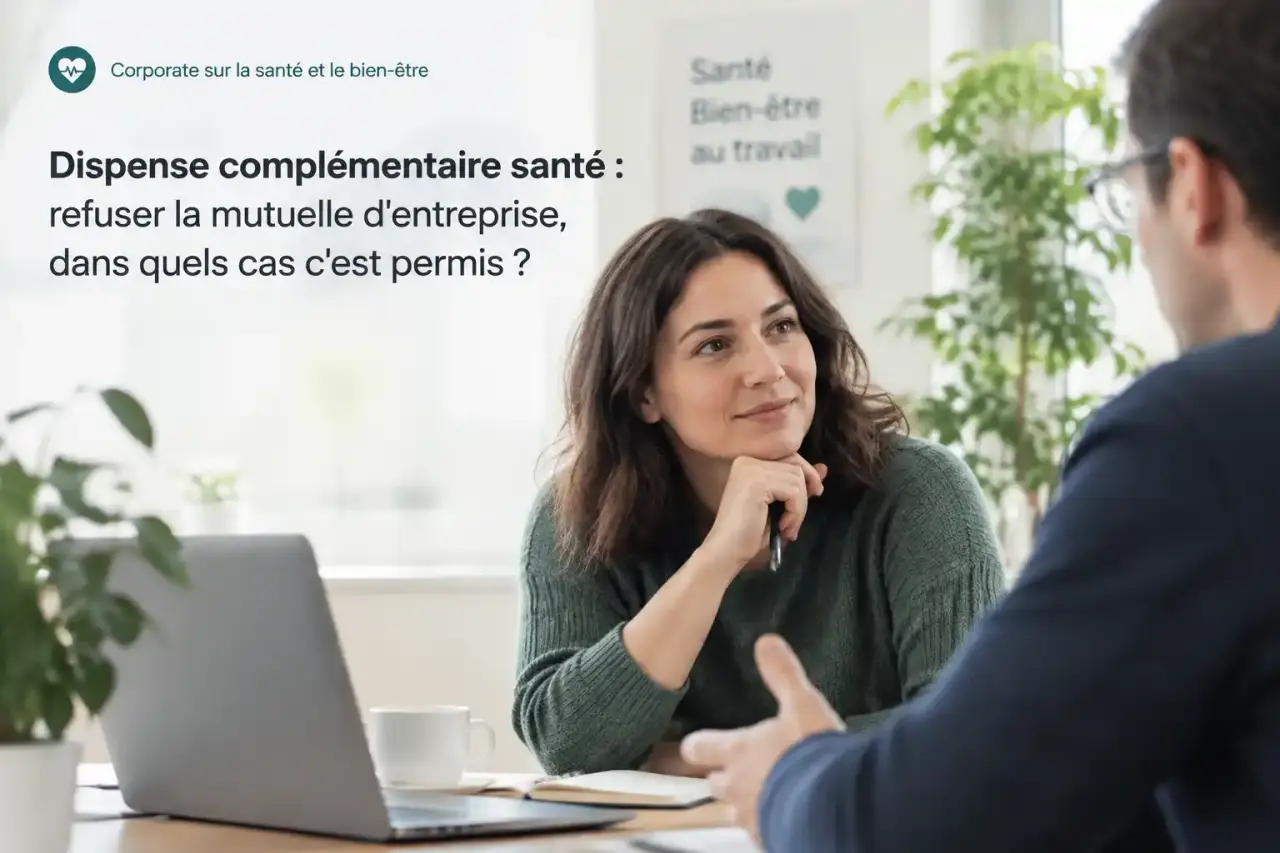 Dispense complémentaire santé : refuser la mutuelle d'entreprise, dans quels cas c'est permis ?