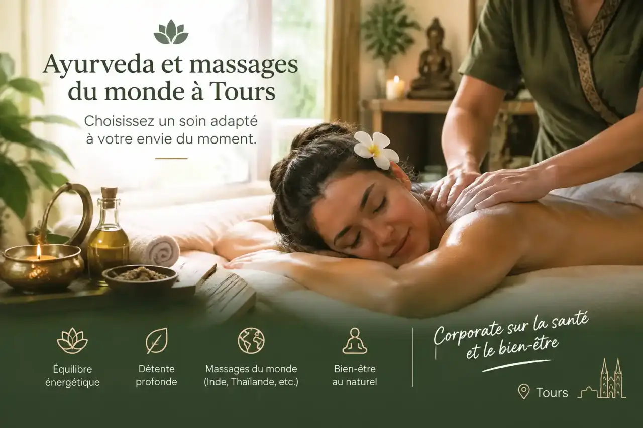 Ayurveda et massages du monde à Tours : choisissez un soin adapté à votre envie du moment