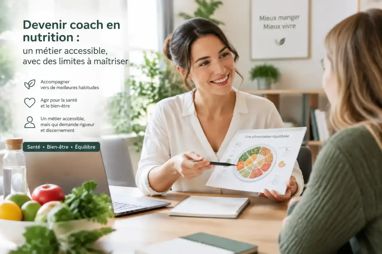 Devenir coach en nutrition : un métier accessible, avec des limites à maîtriser